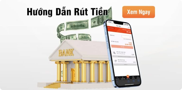 hướng dẫn rút tiền